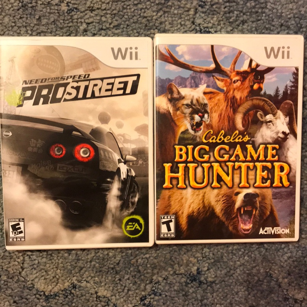 Two Wii Games